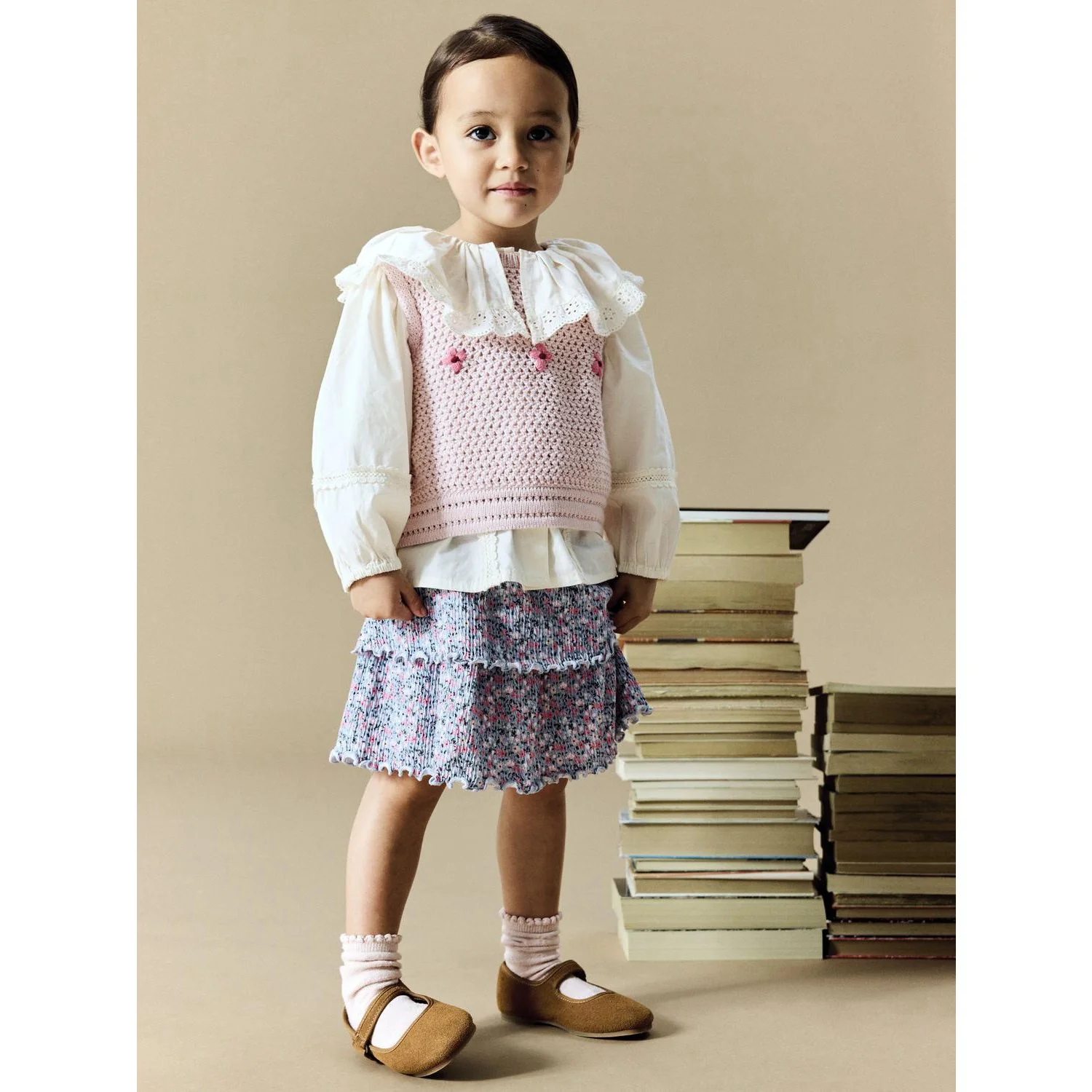 Name It Lotus Flowering Ginger Nmfkattie Strik Vest - Image 2