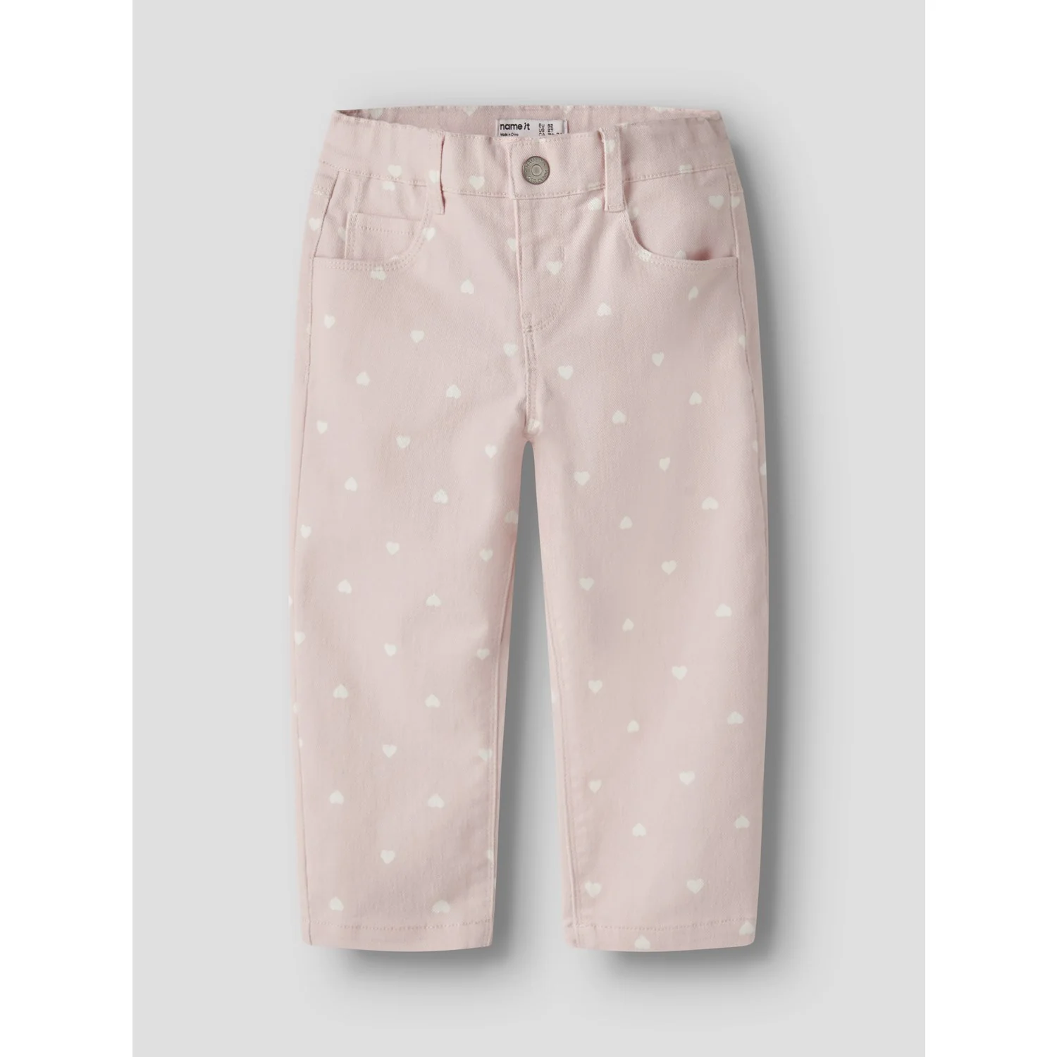 Name It Lotus Hearts Nmfbella Mom Twill Aop Bukser 3217-Yf - Image 2