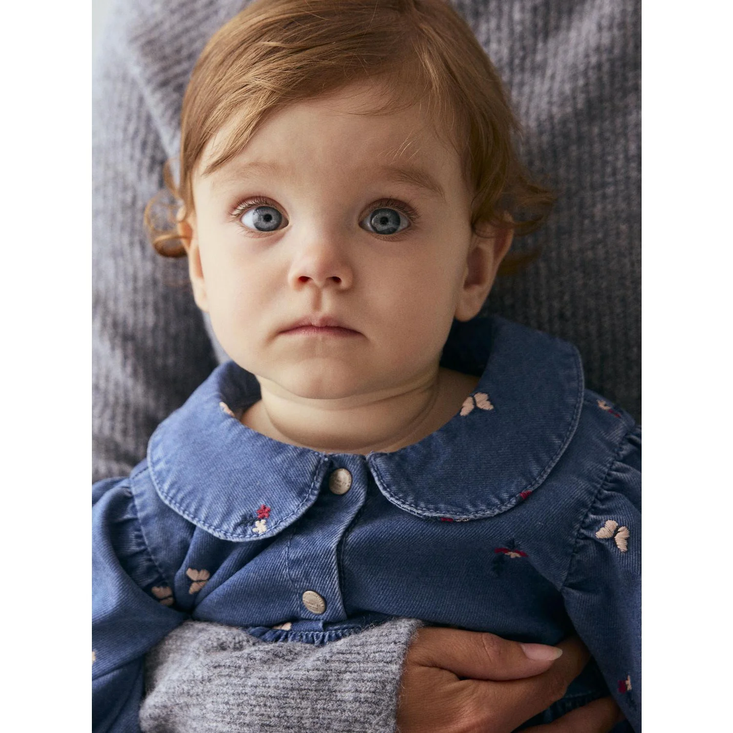 Name It Medium Blue Denim Nature Nbfalva Ls Dnm Emb Kjole 5321-Yb - Image 3