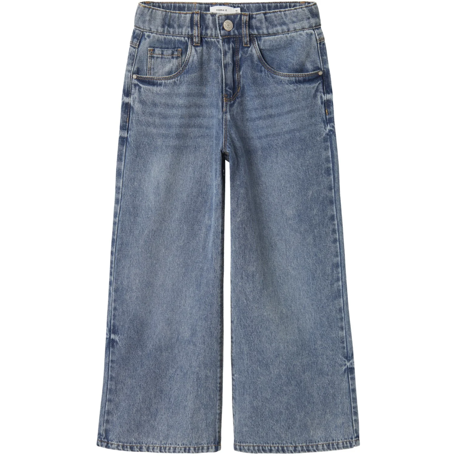 Name It Medium Blue Denim Nkfbella Skater Xwide Jeans 3111-Za Noos