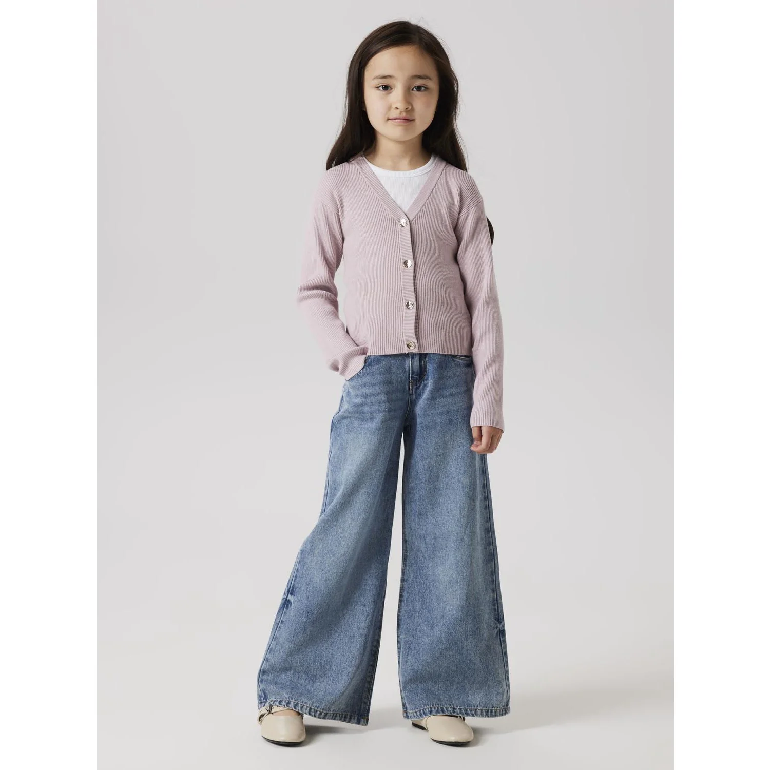 Name It Medium Blue Denim Nkfbella Skater Xwide Jeans 3111-Za Noos - Image 2