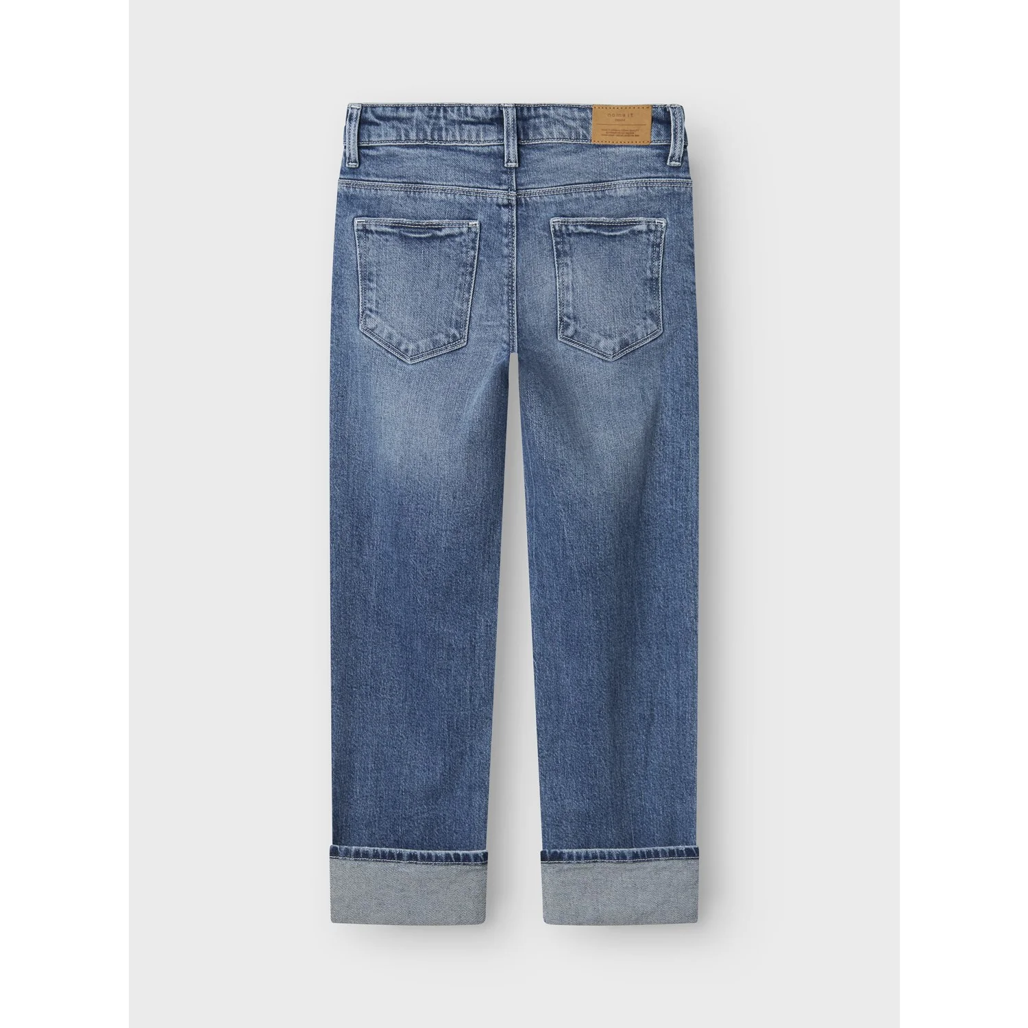 Name It Medium Blue Denim Nkfrose Straight Fold Jeans 4224-Az Noos - Image 6
