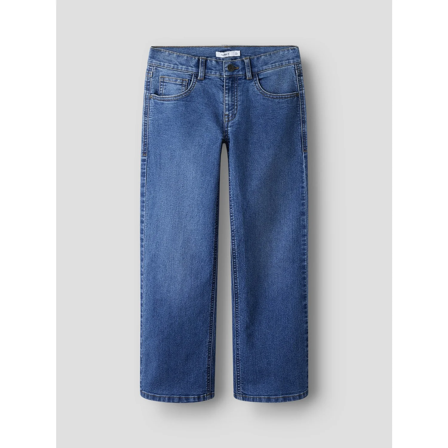 Name It Medium Blue Denim Nkfrose Wide Jeans 1061-Dt Tb - Image 5