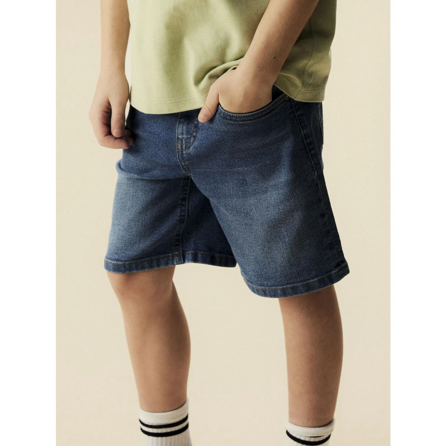 Name It Medium Blue Denim Nkmryan St Dnm Shorts 1080-Dt Tb - Image 3