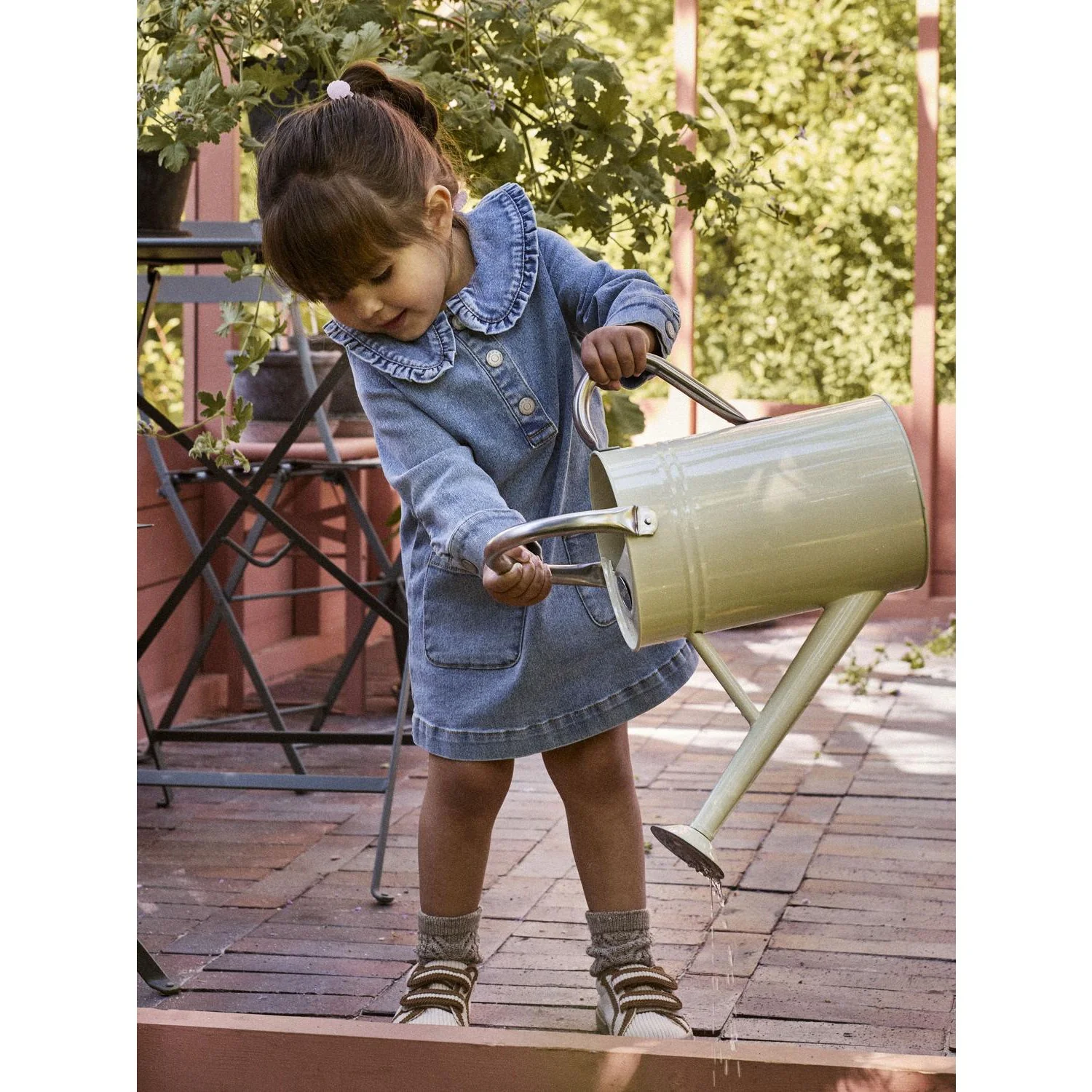 Name It Medium Blue Denim Nmfgia Dnm Ls Kjole 2221-Iz D - Image 2