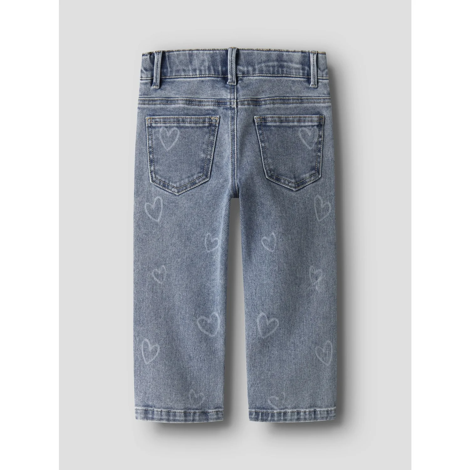 Name It Medium Blue Denim Nmfrose Straight Laser Jeans 2583-Gy B - Image 3