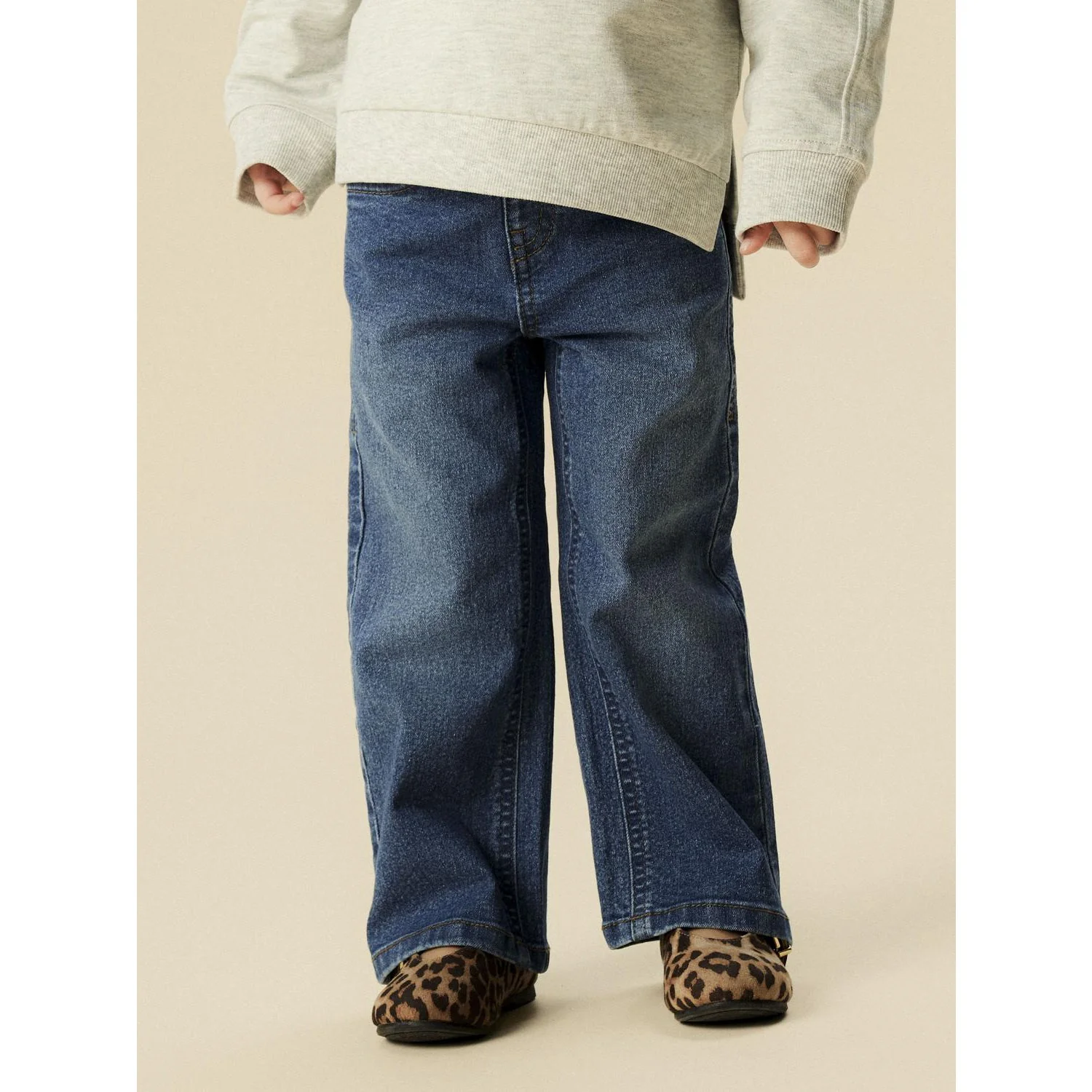 Name It Medium Blue Denim Nmfrose Wide Jeans 1061-Dt Tb - Image 3