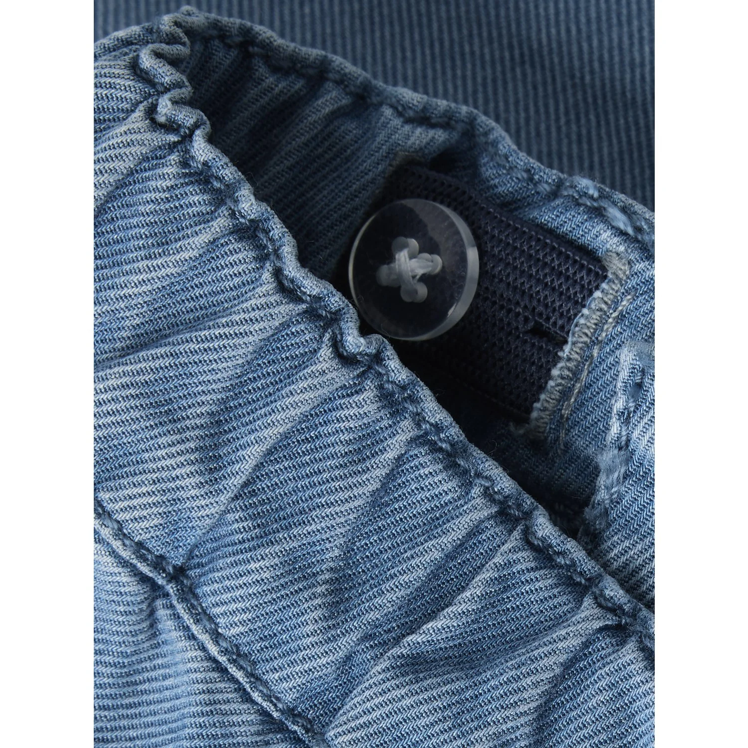 Name It Medium Blue Denim Sunflower Emb Nbfrose Shaped R Emb Jeans 2232-Yb - Image 2