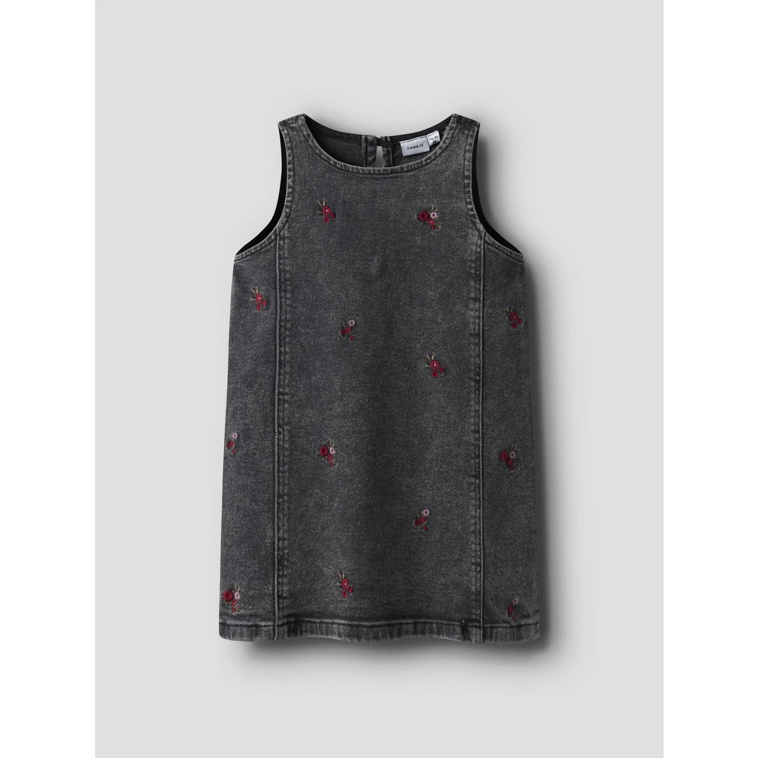 Name It Medium Grey Denim Flower Emb Nmfbrynn Emb Dnm Spencer 2006-fr R - Image 5