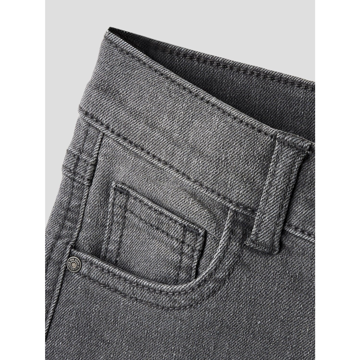 Name It Medium Grey Denim Nmfrose Wide Jeans 1061-Dt Tb - Image 2