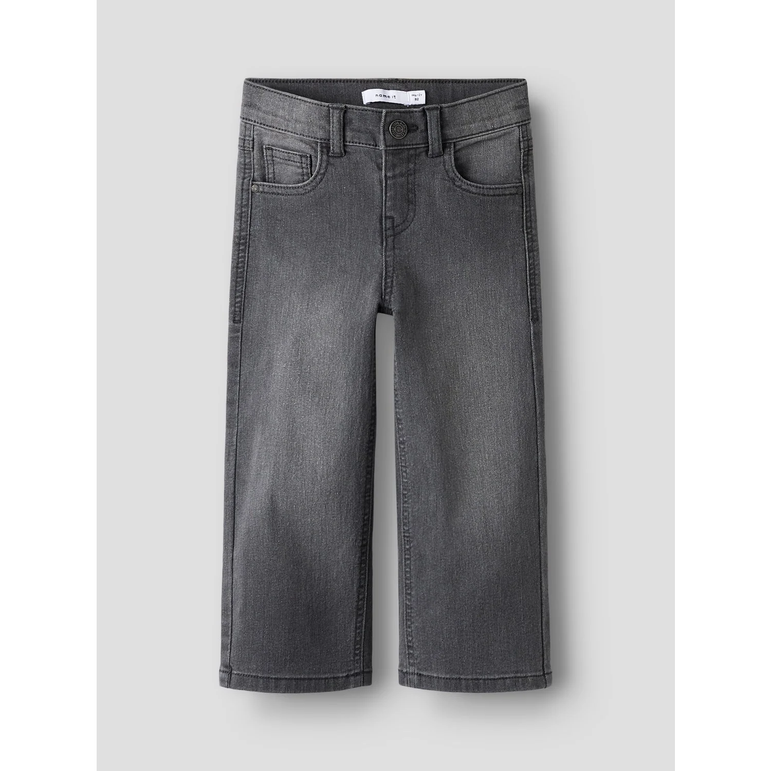 Name It Medium Grey Denim Nmfrose Wide Jeans 1061-Dt Tb - Image 4