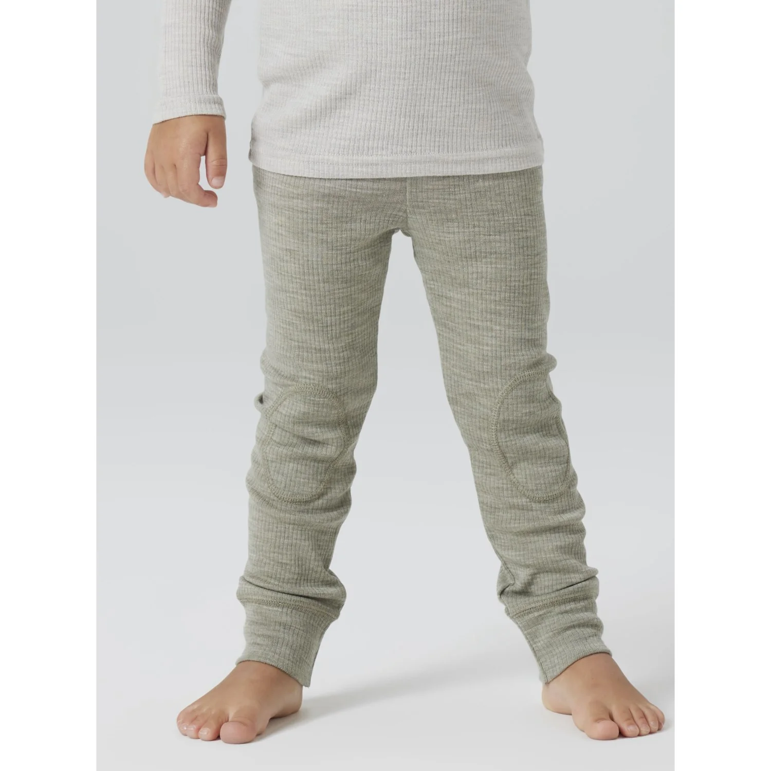 Name It Mulled Basil Nmnwax Uld Rib Leggings Noos - Image 3