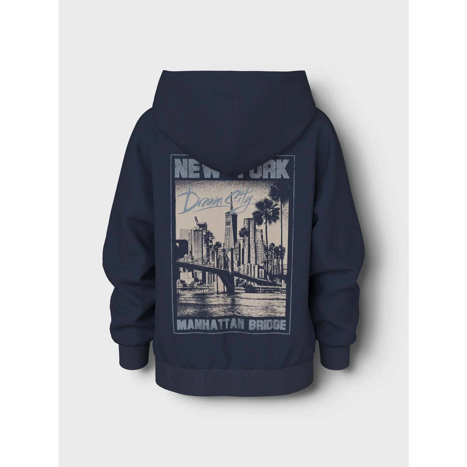 Name It Navy Blazer 1986 New York Nkmvoltinus Nreg Sweat Card Wh Bru - Image 3