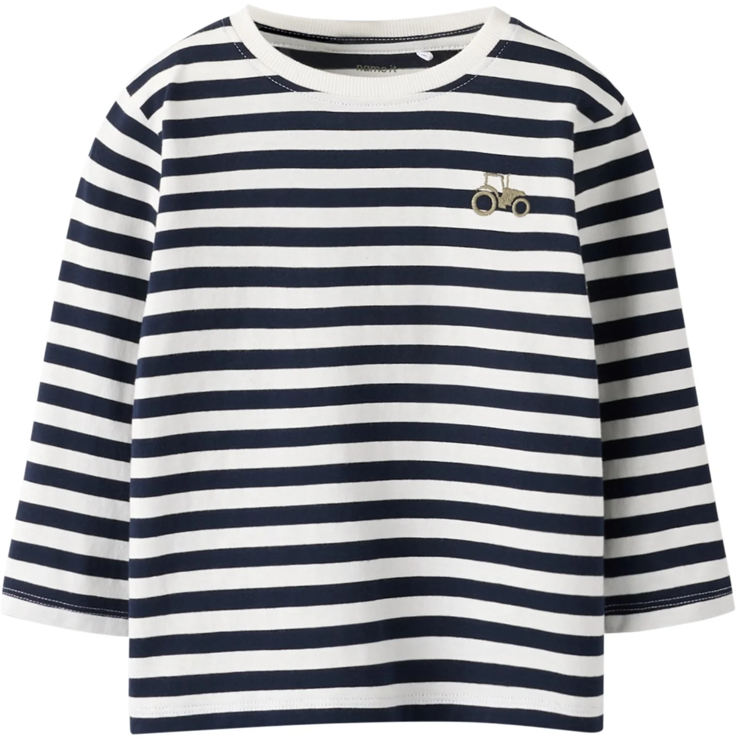 Name It Navy Blazer Bright White Nmmnelson Ls Nreg Top