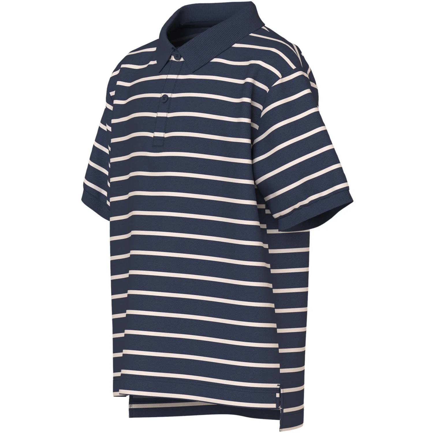 Name It Navy Blazer Chateau Gray Nkmvolo Ss Nreg Polo - Image 3