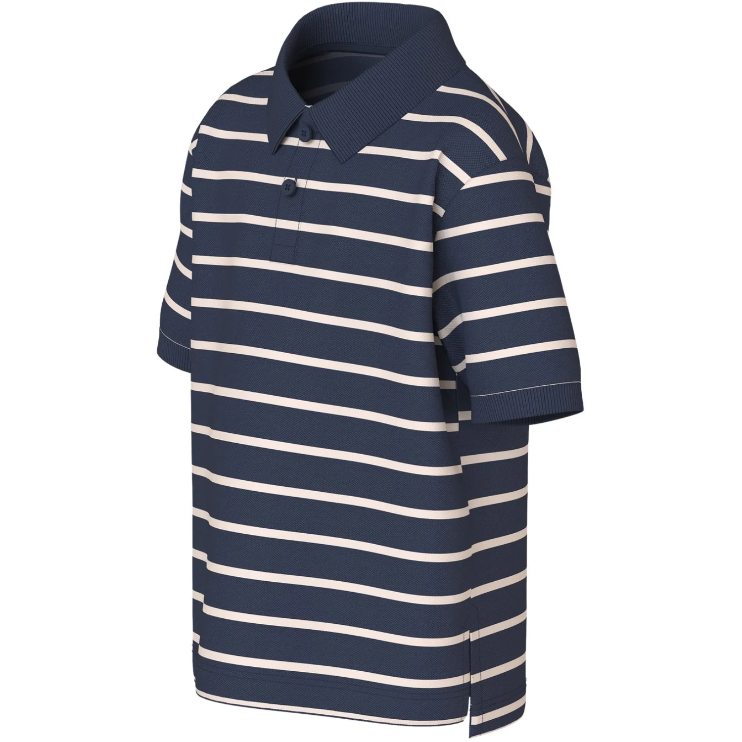 Name It Navy Blazer Chateau Gray Nmmvolo Ss Nreg Polo - Image 3