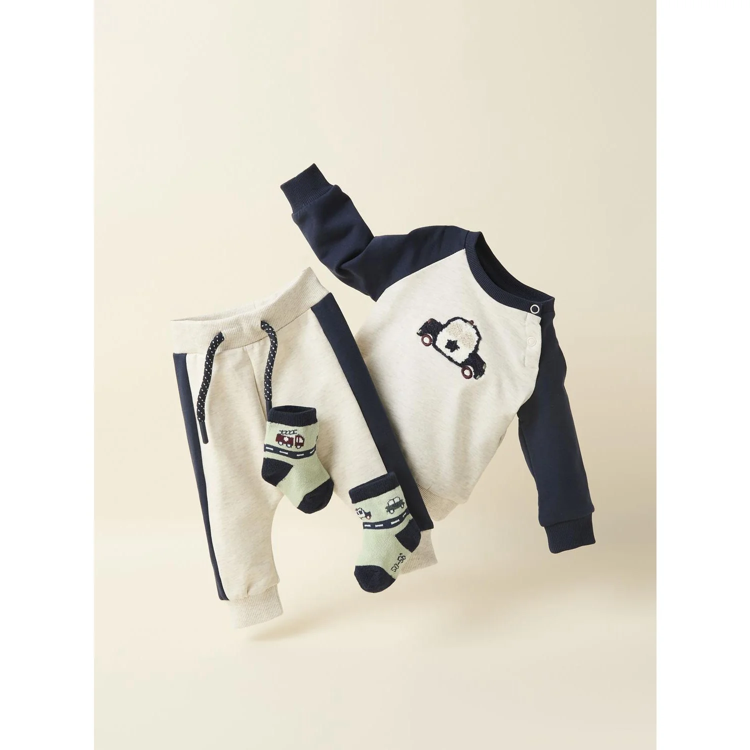 Name It Navy Blazer Nbmthorstein Ls Sweat Box Bru - Image 2