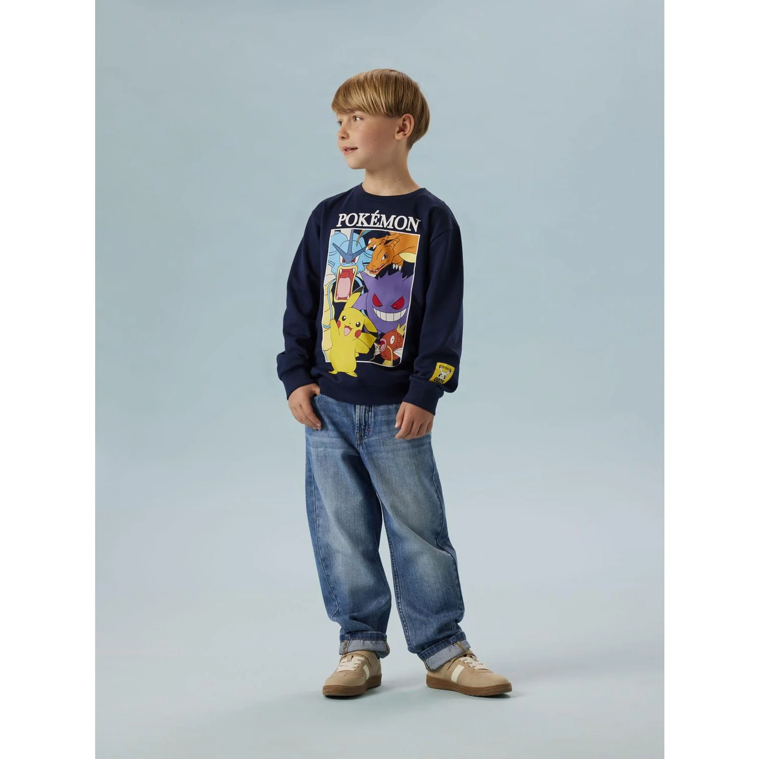 Name It Navy Blazer Nkmjobi Pokemon Nreg Sweat Bru Box Sky - Image 2
