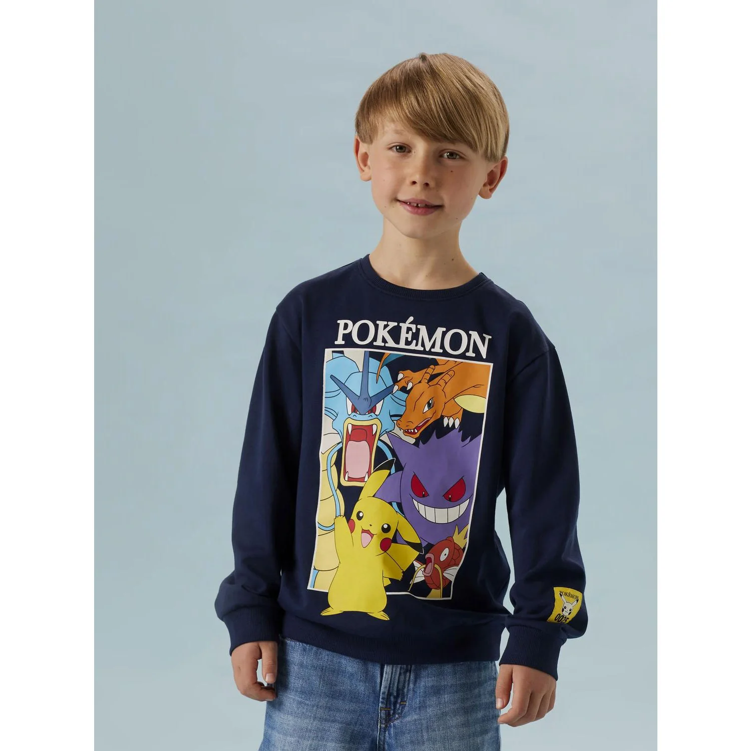 Name It Navy Blazer Nkmjobi Pokemon Nreg Sweat Bru Box Sky - Image 3