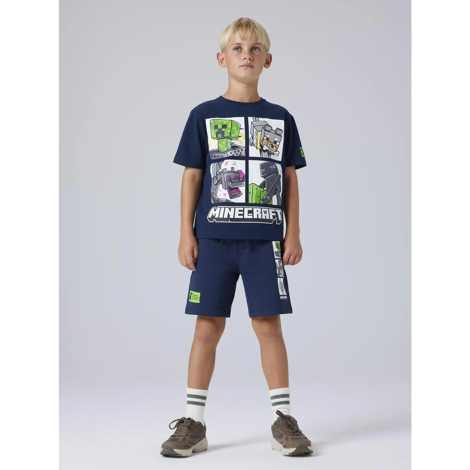 Name It Navy Blazer Nkmmykin Minecraft Ss Nreg Top Box Bfu - Image 2
