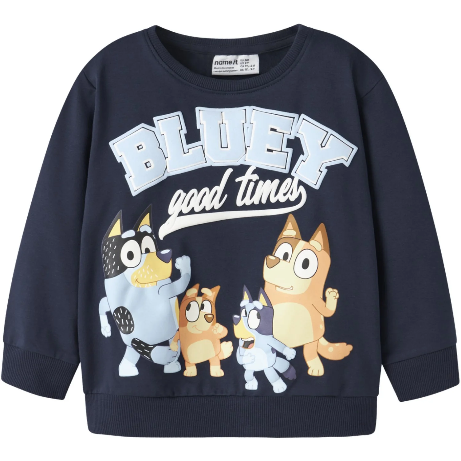 Name It Navy Blazer Nmmjust Bluey Nreg Sweat Unb Noos Sky