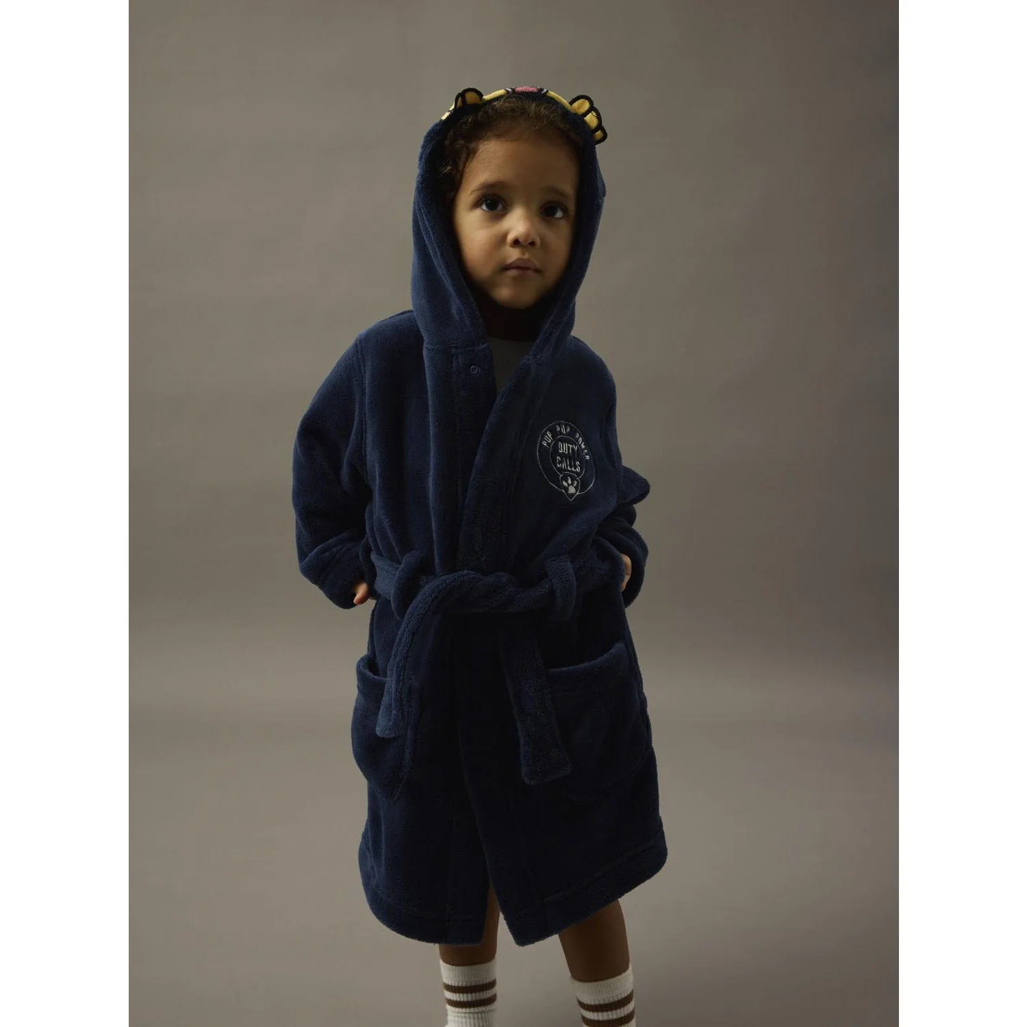 Name It Navy Blazer Nmmnasir Paw Bathrobe Cplg - Image 2