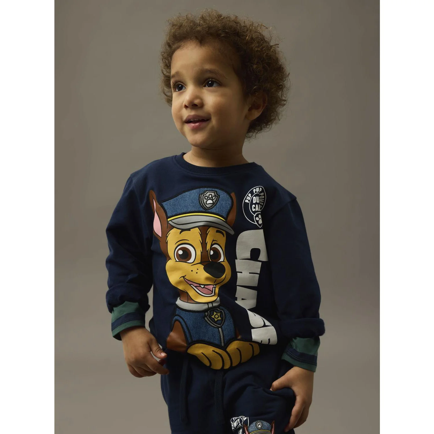 Name It Navy Blazer Nmmneel Paw Nreg Sweat Bru Cplg - Image 3