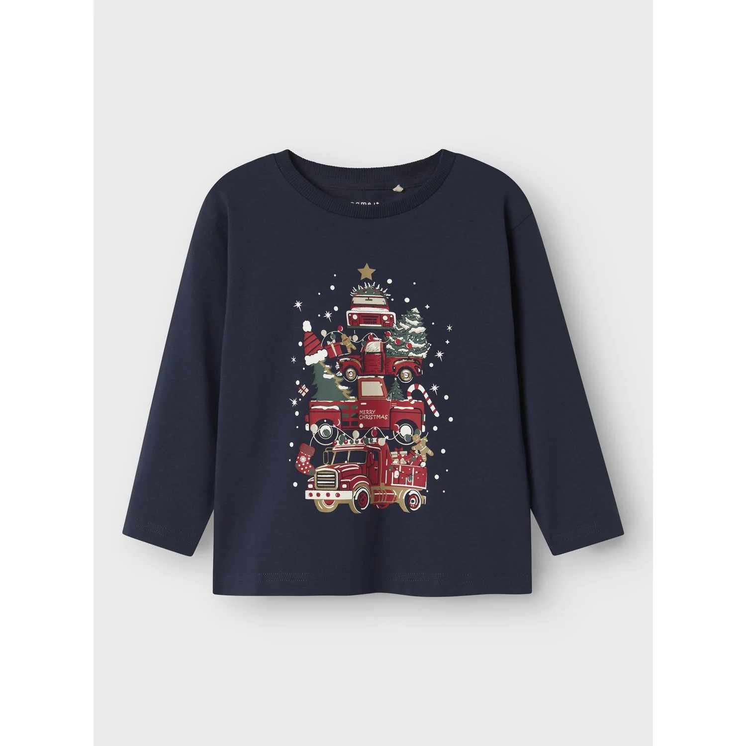 Name It Navy Blazer Nmmrejulli Nreg Ls Top Box - Image 3