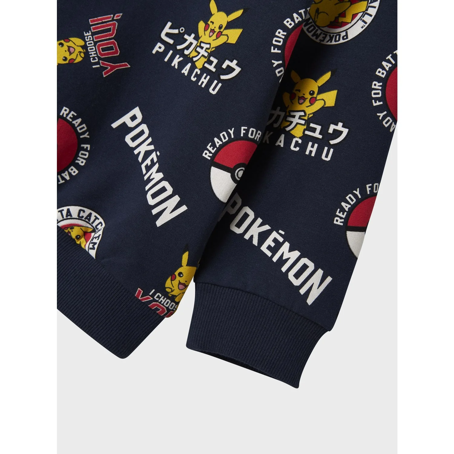 Name It Navy Blazer Nmmsilo Pokemon Nreg Sweat Bru Sky - Image 4