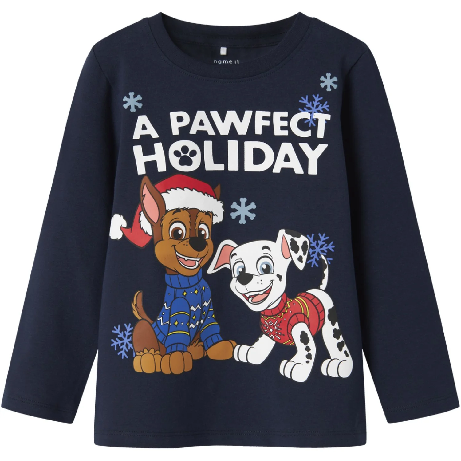 Name It Navy Blazer Nmmstellan Paw Ls Top Cplg
