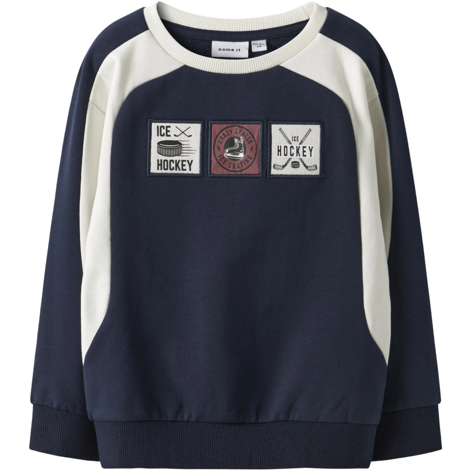 Name It Navy Blazer Nmmsylvester Ls Nreg Sweat Bru