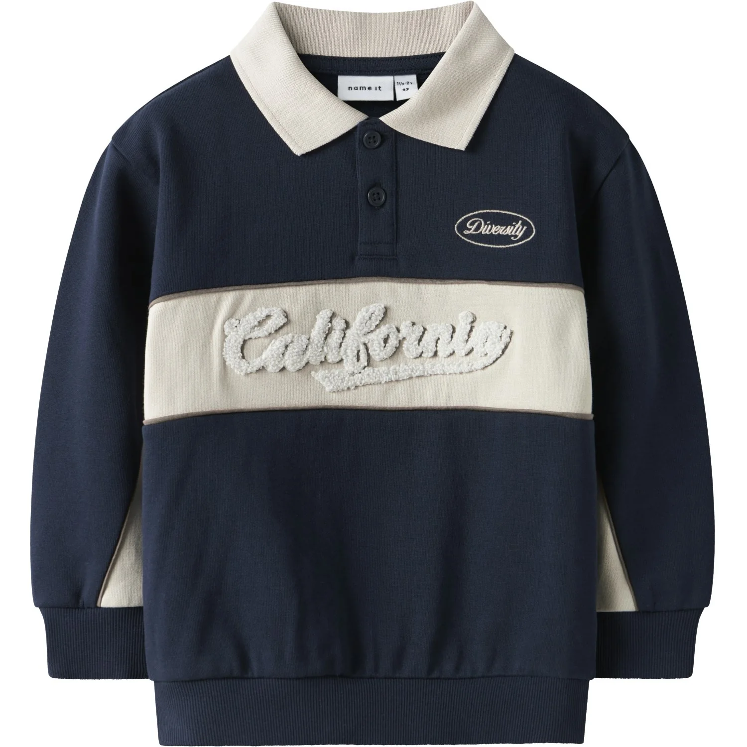 Name It Navy Blazer Nmmtucan Ls Nreg Sweat Polo Unb