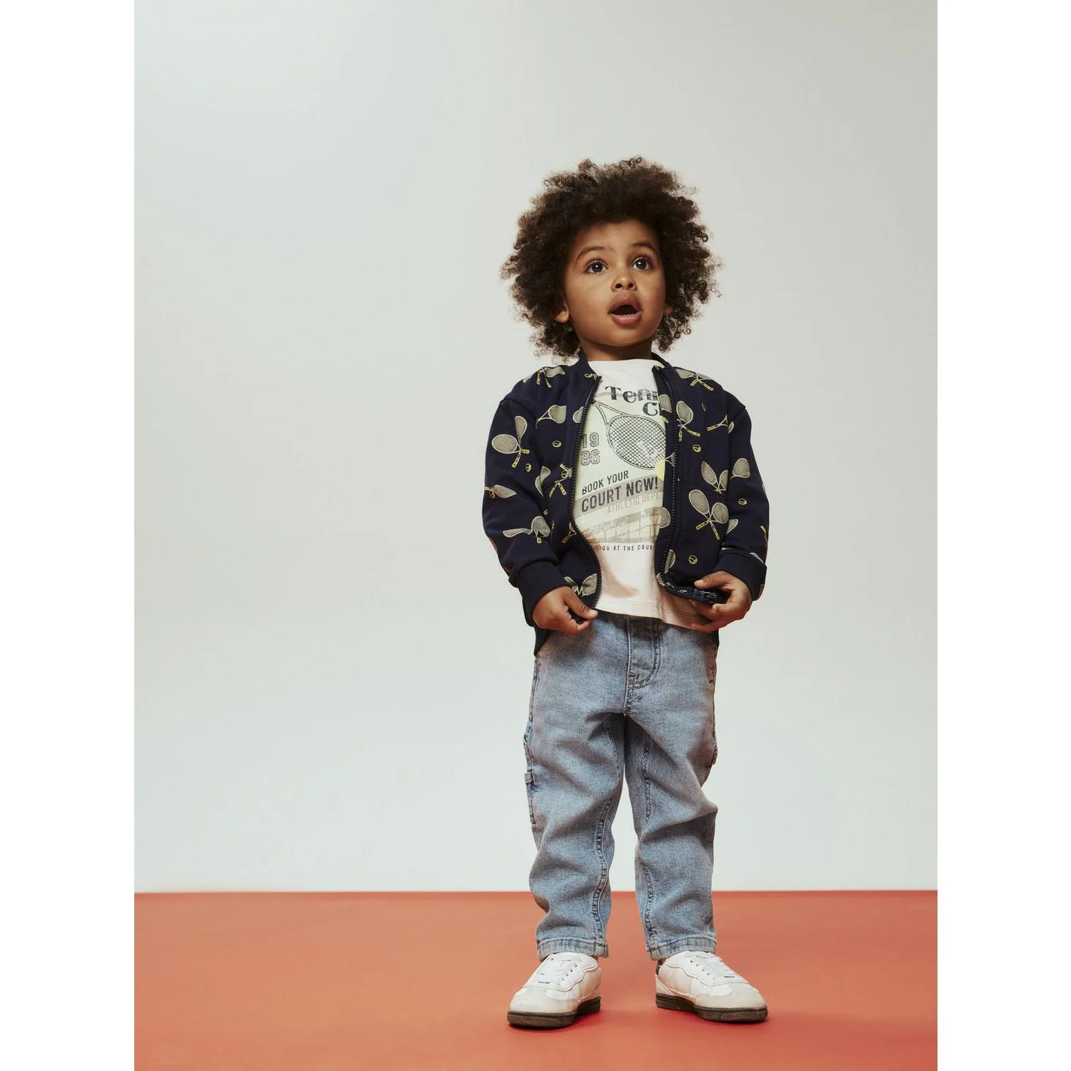 Name It Navy Blazer Nmmtyrese Ls Nreg Sweat Card Unb - Image 2