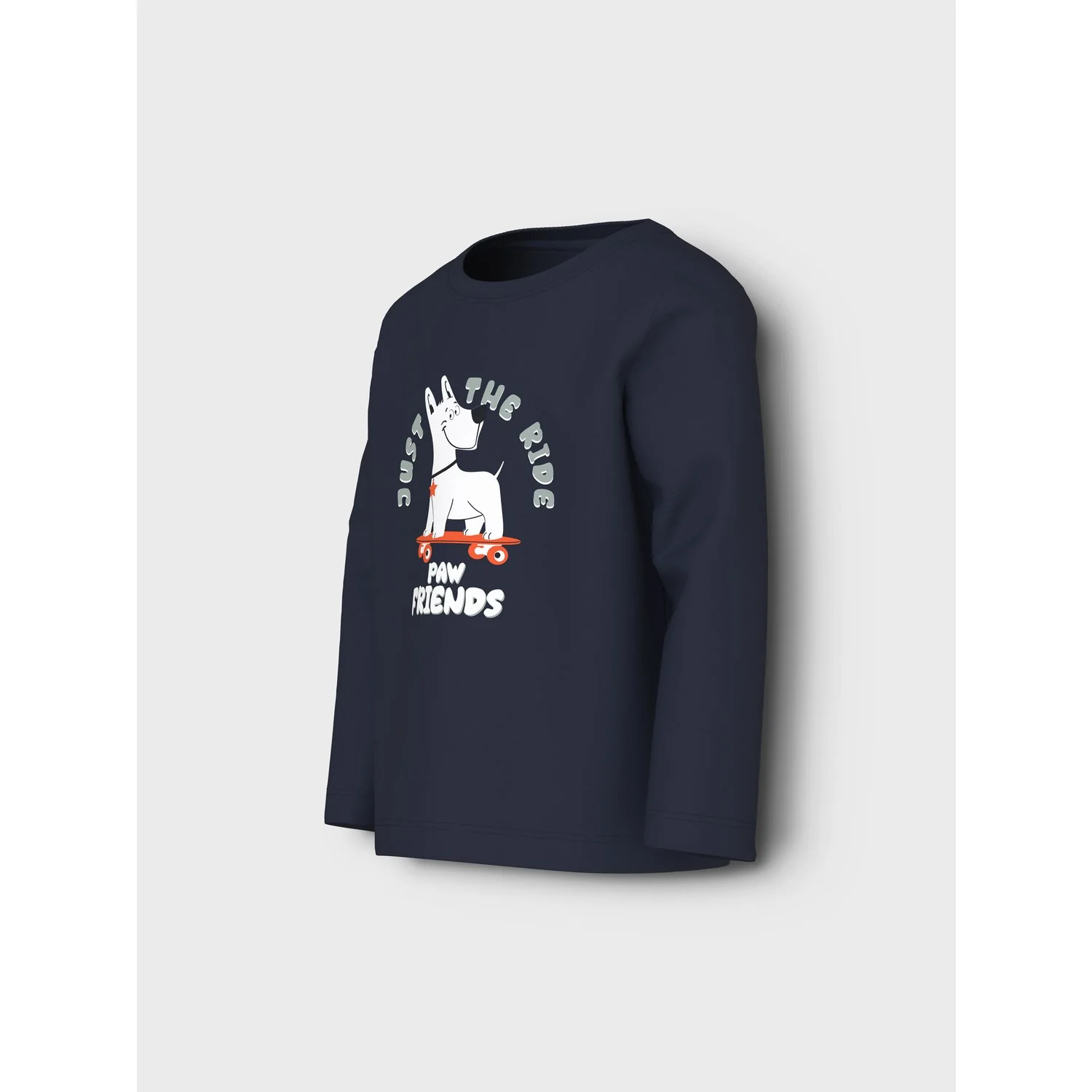 Name It Navy Blazer Skate Dog Nmmvux Ls Top - Image 2
