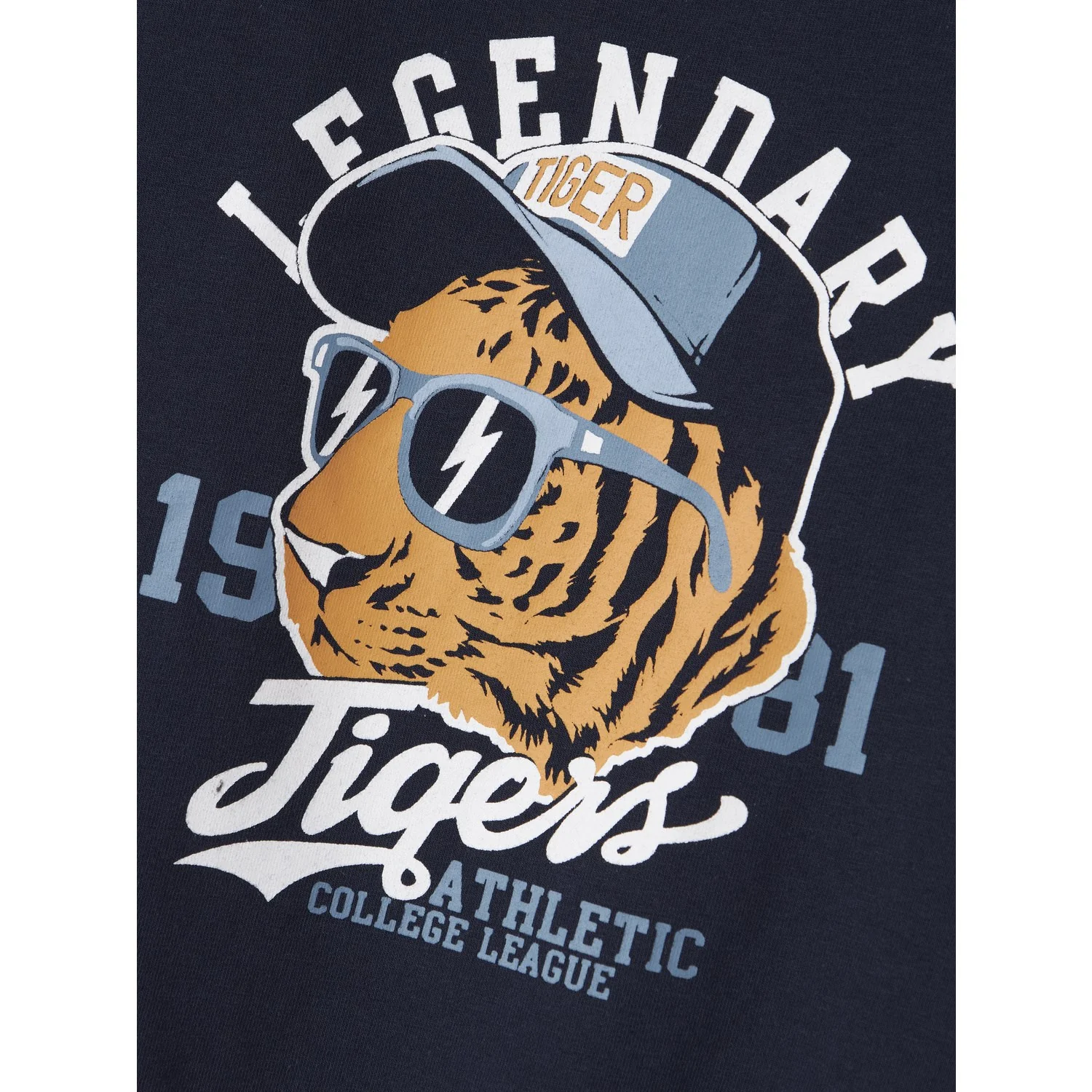Name It Navy Blazer Tiger Nmmvux Ss Top - Image 2