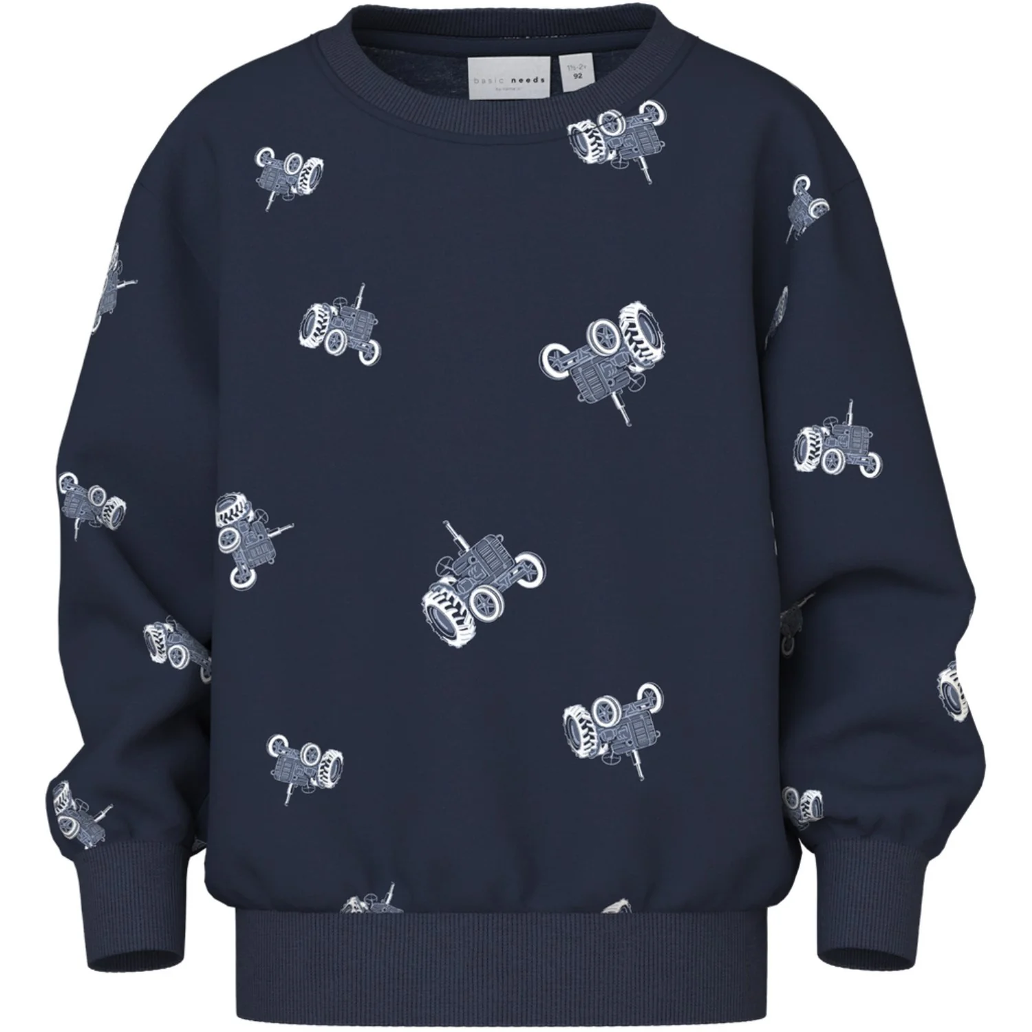 Name It Navy Blazer Tractors Nmmvifelix Ls Nreg Sweat Unb