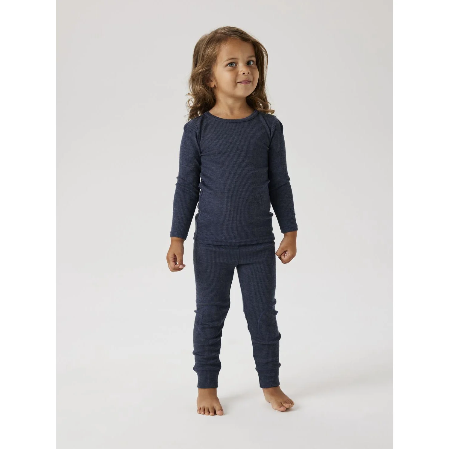 Name It Ombre Blue Nmnwax Uld Rib Ls Top Noos - Image 2