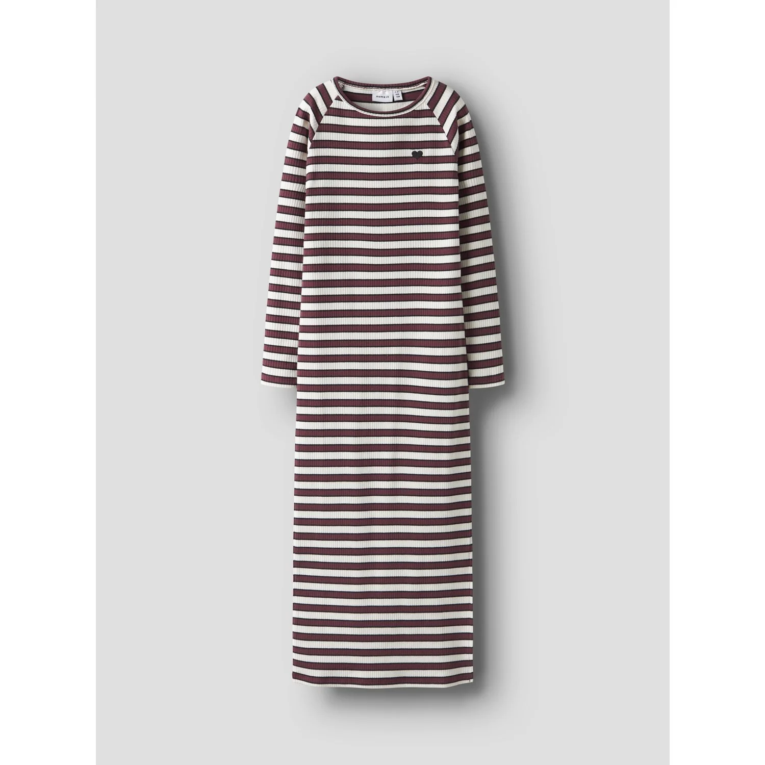 Name It Oxblood Red Nkftala Ls Maxi Slim Kjole - Image 3