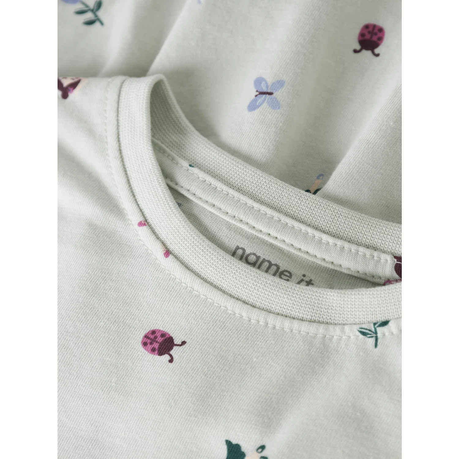 Name It Pale Aqua Fairy Garden Nmfvigga Capsl Kjole F1 Noos - Image 2