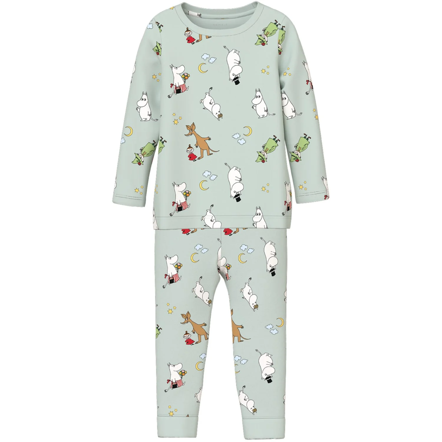 Name It Pale Aqua Nmnsemol Moomin Ls Natsæt Vde