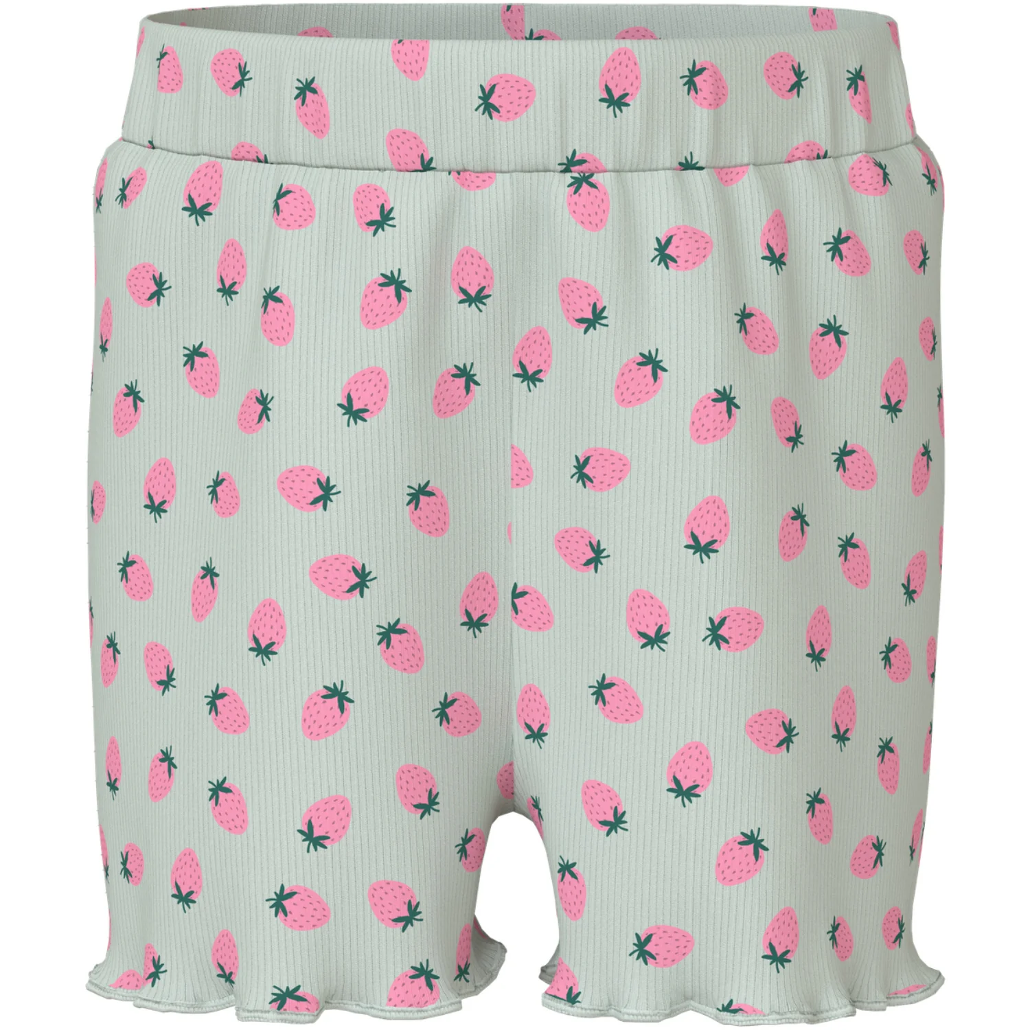 Name It Pale Aqua Strawberries Nmfvemma Aop Shorts