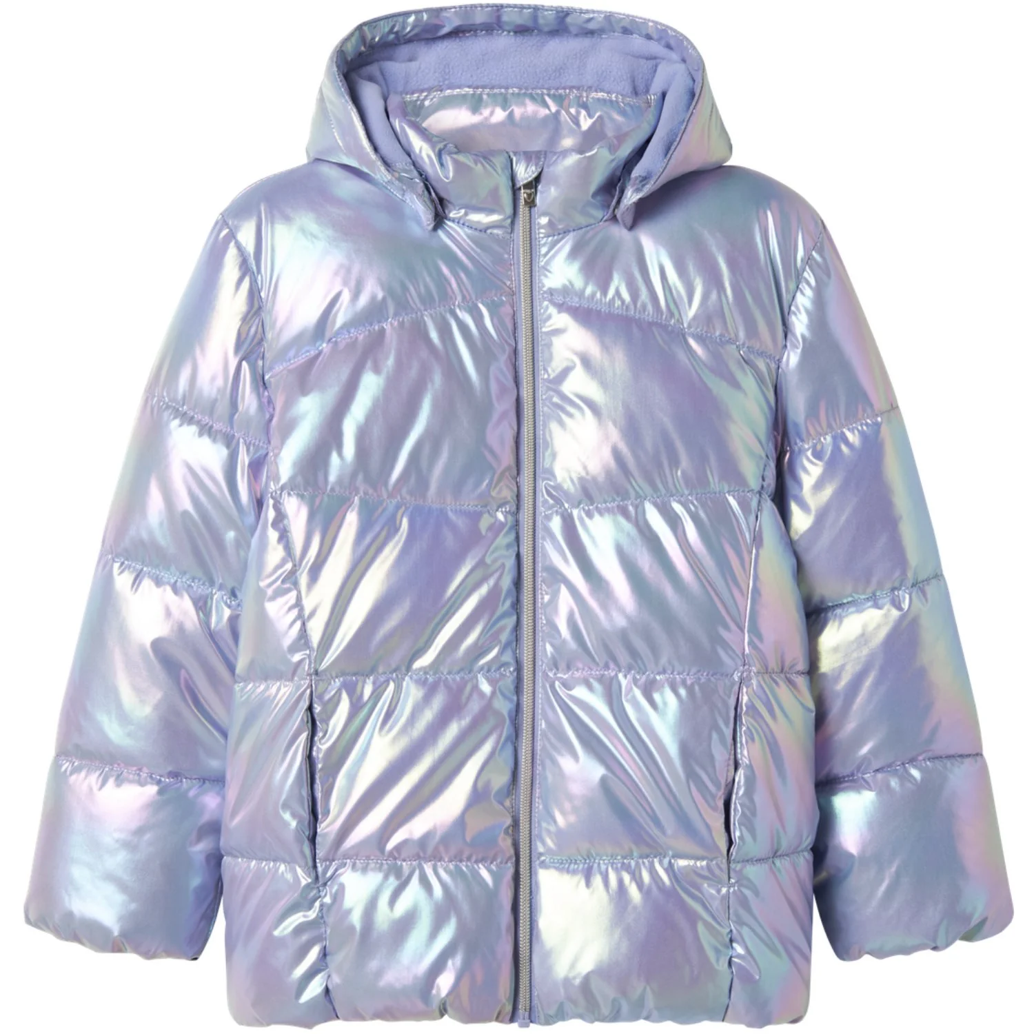 Name It Pastel Lilac Nkfmolina Puffer Jakke Shiny