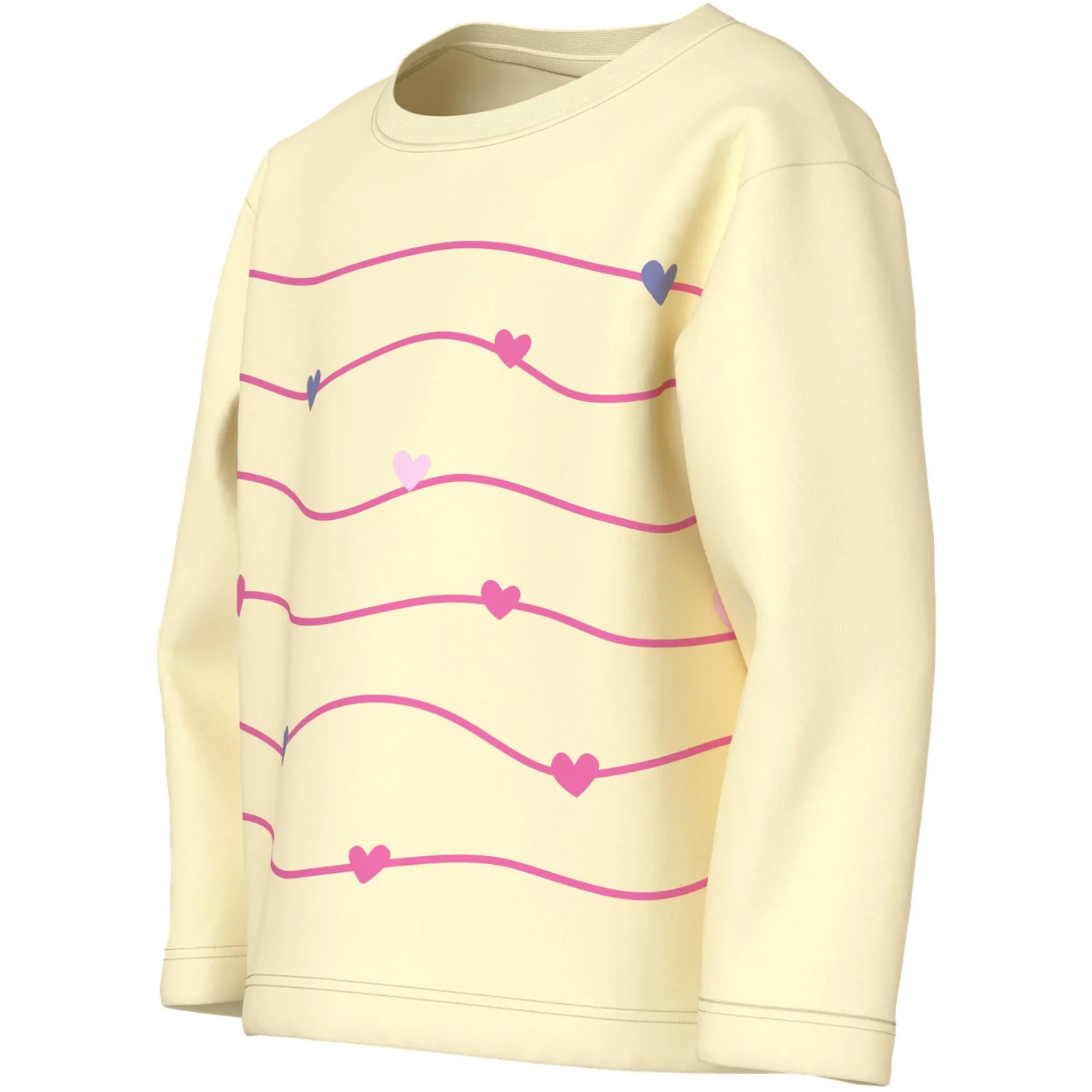 Name It Pear Sorbet Fun Stripe Nmfveen Ls Nreg Top - Image 2