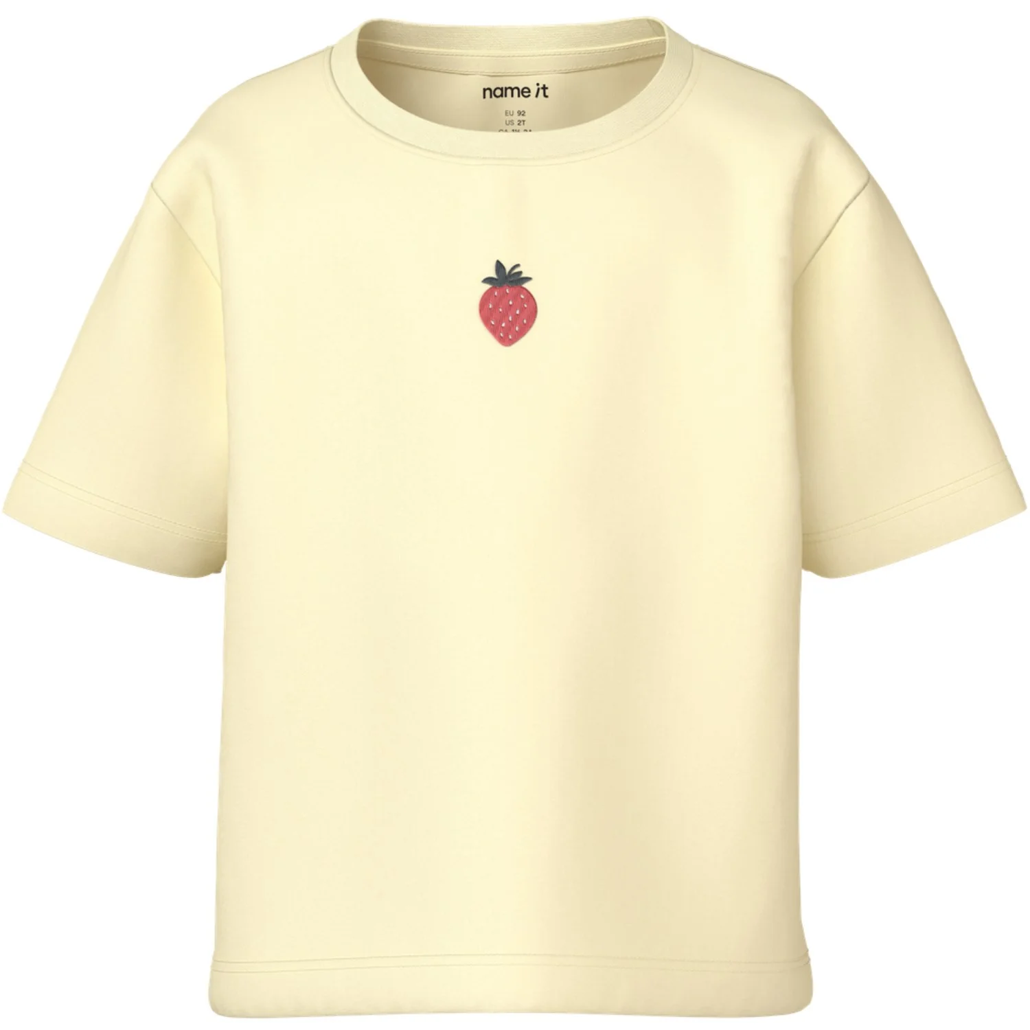 Name It Pear Sorbet Strawberry Embroidery Nmfvictoria Ss Nreg Top