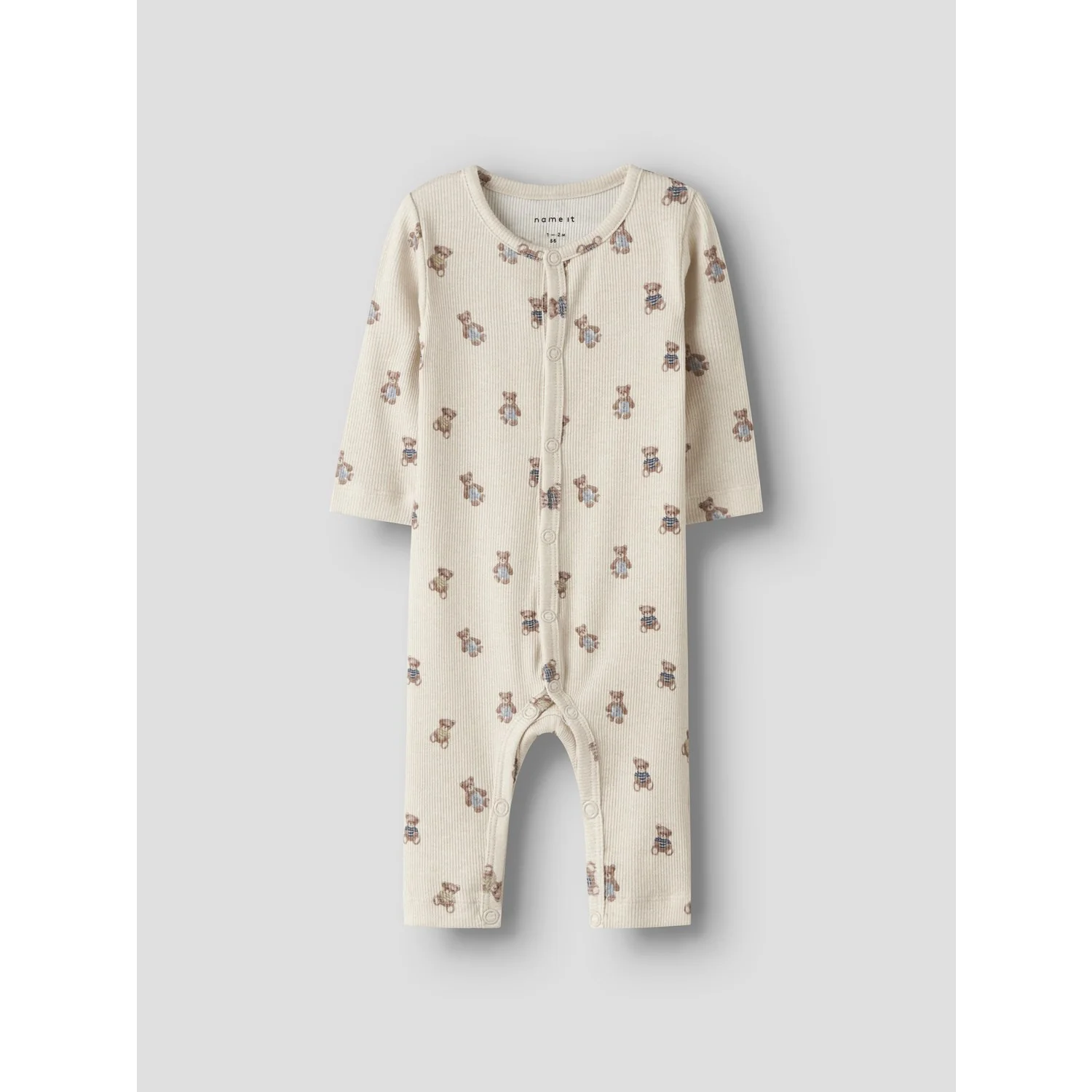 Name It Peyote Melange Nbmdenkab Ls Onesie - Image 3