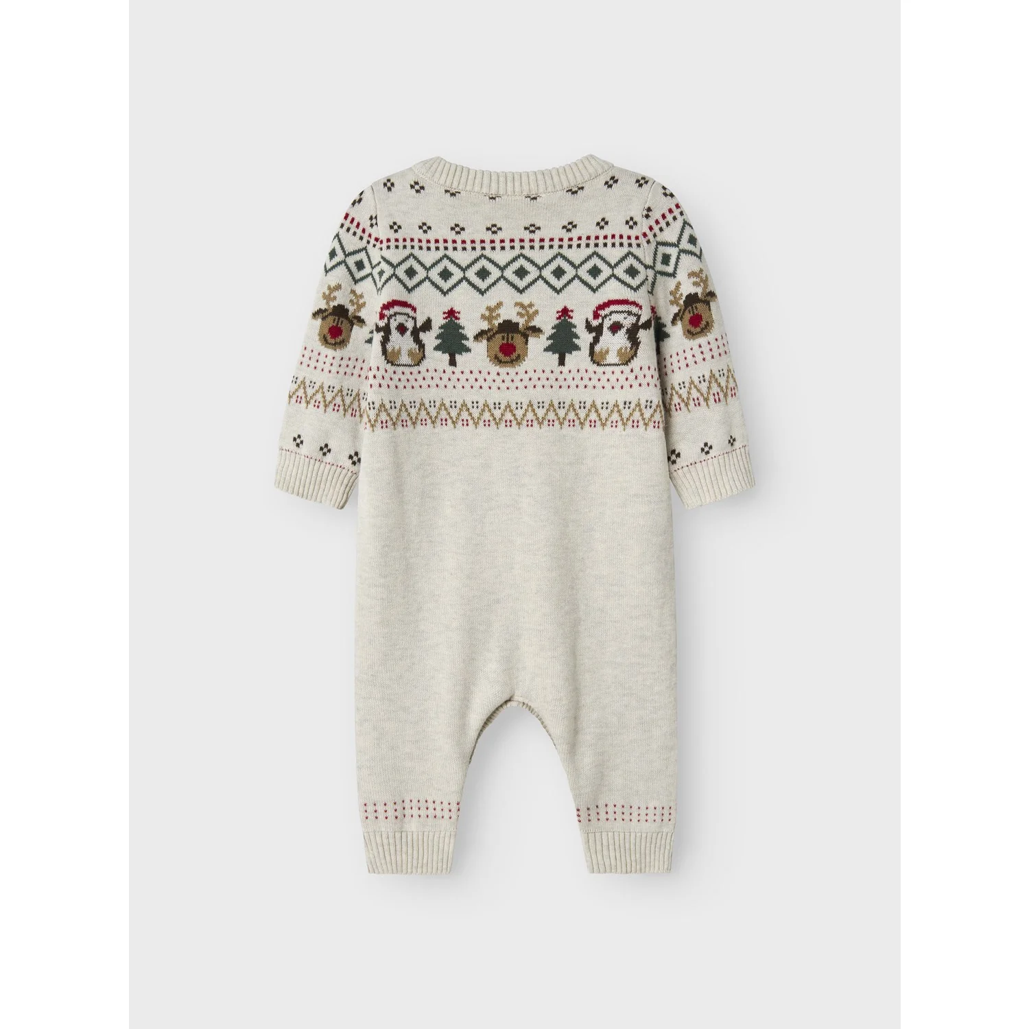 Name It Peyote Melange Nbnralko Ls Knit Suit - Image 3
