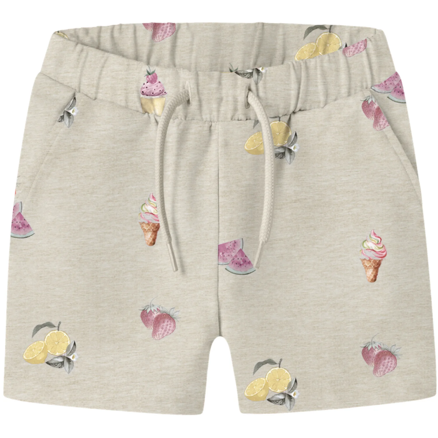 Name It Peyote Melange Nmfjovina Sweat Shorts Unb Box