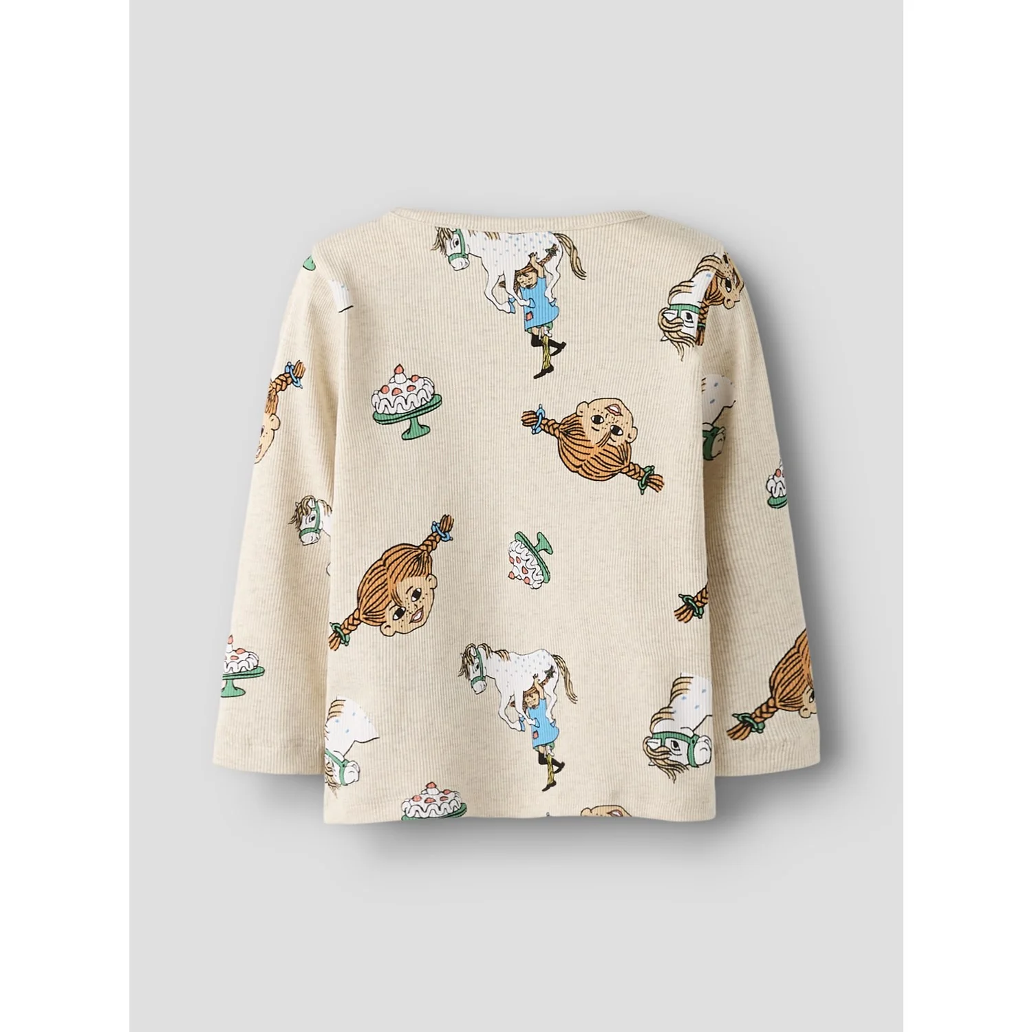 Name It Peyote Melange Nmfsoca Pippi Ls Top Sky - Image 3
