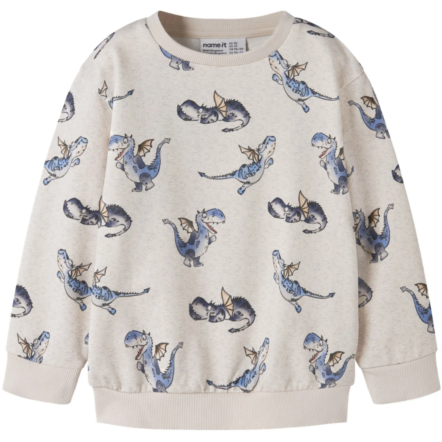 Name It Peyote Melange Nmmkasse Ls Nreg Sweat Unb
