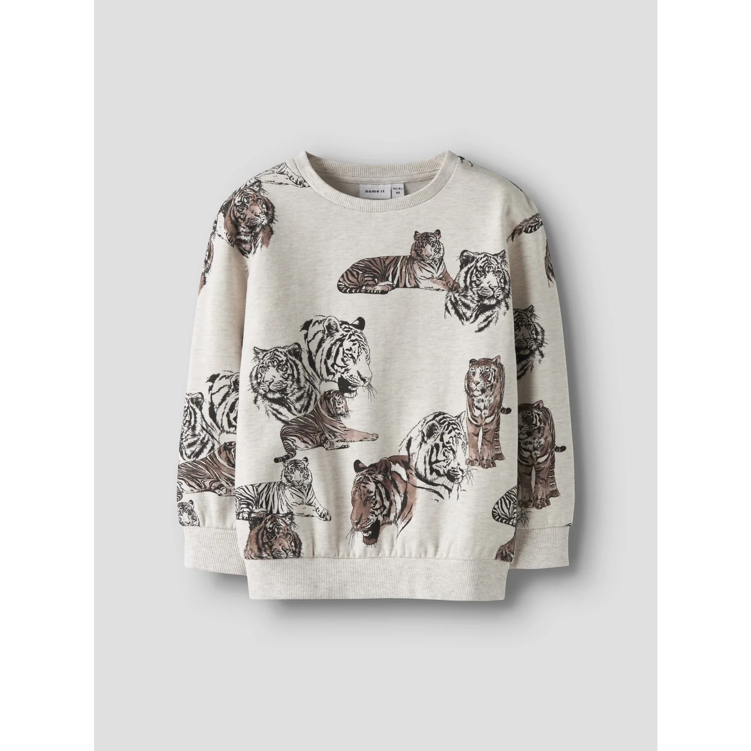 Name It Peyote Melange Nmmthorne Ls Nreg Sweat Bru Box - Image 3